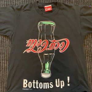 Vintage 1994 Coca-Cola "Bottoms Up" T Shirt